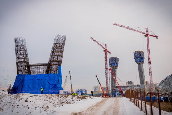 Группа «ВИС» опровергла информацию об отставании в строительстве четвертого моста в Новосибирске