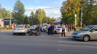 Мотоциклист погиб в ДТП в Октябрьском районе Новосибирска