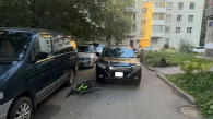 Автомобиль сбил ребёнка на велосипеде в Новосибирске