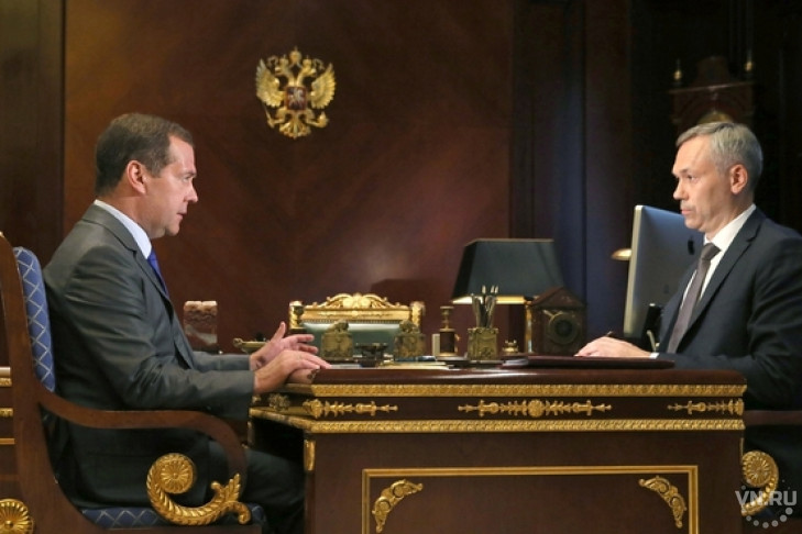Дмитрий Медведев встретился с врио губернатора Андреем Травниковым 