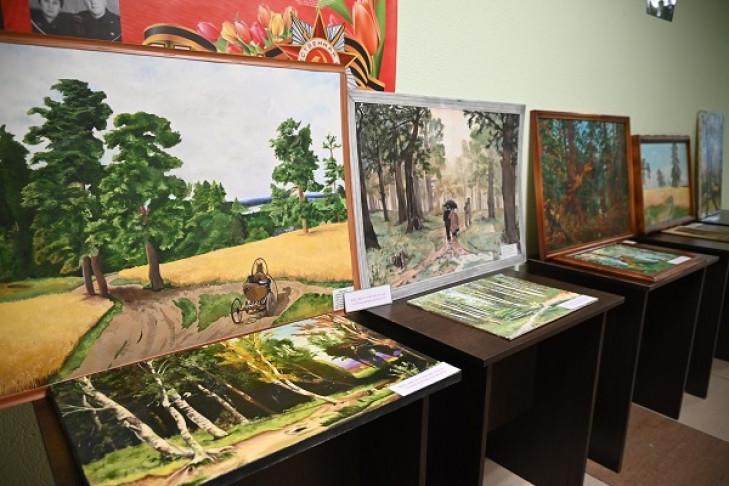 Картины Шишкина перерисовали заключенные из Новосибирска