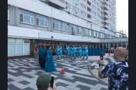 Сибирский народный хор выступил для участников СВО в одном из военных госпиталей Московского региона