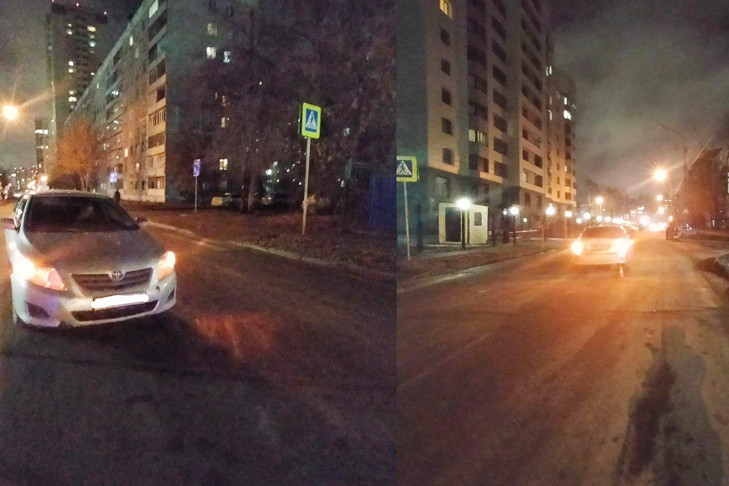 Водитель иномарки сбил школьницу в центре Новосибирска