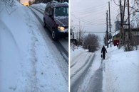 Новосибирец получил травму из-за заваленного снегом тротуара