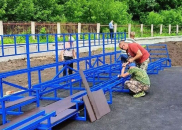 В рамках нацпроекта «Демография» обновляется спорткомплекс в Искитиме