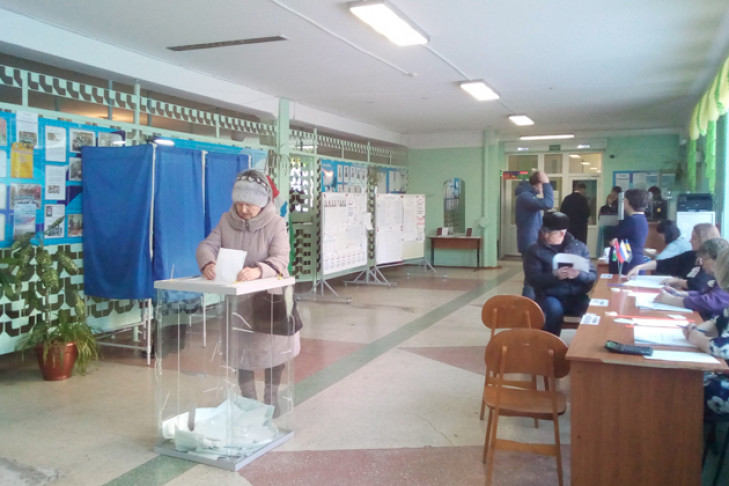 19,5% избирателей проголосовали на 12.00 в Искитиме  
