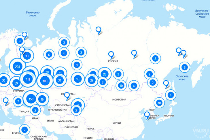 Запущена онлайн-карта пострадавшего от коронавируса бизнеса в России
