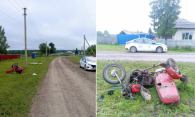 В Новосибирской области погиб мотоциклист