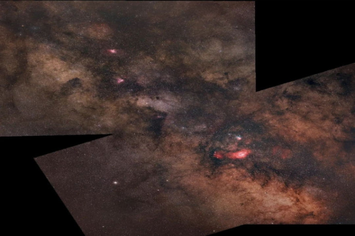 Космические туманности в созвездии Стрельца сфотографировал новосибирец