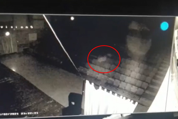 Привидение из Дома молодежи Новосибирска попало на видео