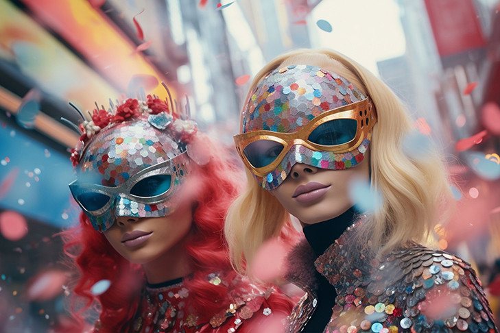 Жители Сибирского федерального округа массово готовились к костюмированным вечеринкам в октябре