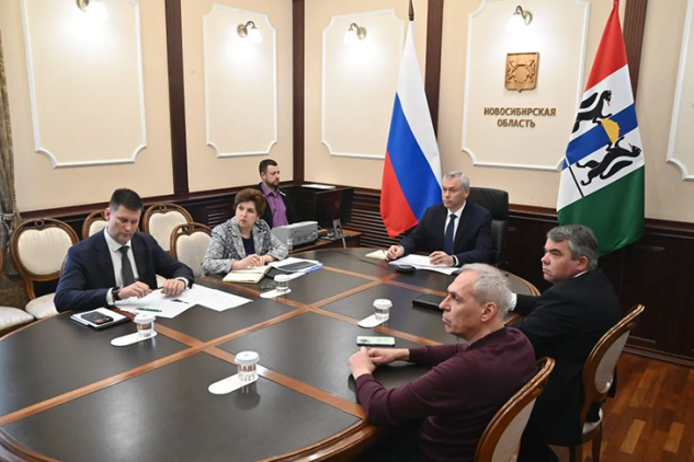 Андрей Травников доложил вице-премьеру Чернышенко о степени готовности кампуса НГУ