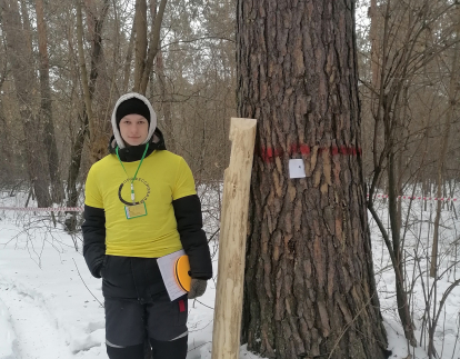 Евгений Золотарёв занял третье место в региональном этапе конкурса школьных лесничеств