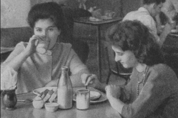 Первое молочное кафе 50 лет назад открылось в Новосибирске