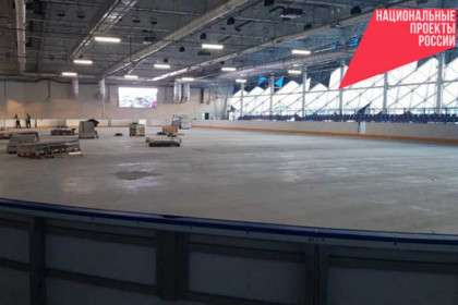 Хоккейные борта финского производителя смонтированы на новом ЛДС в Новосибирске