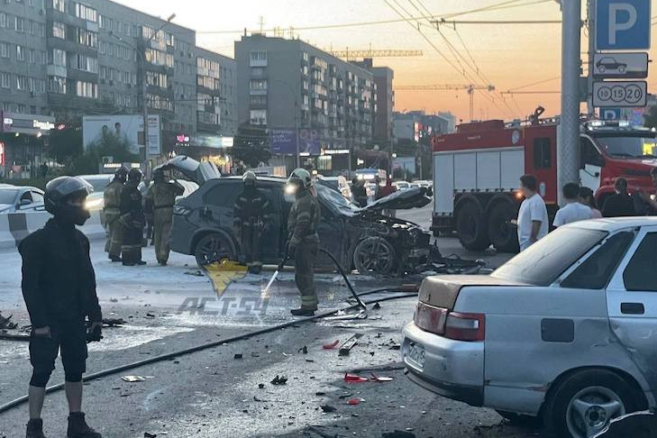 Уголовное дело завели на водителя BMW за массовую аварию в Новосибирске