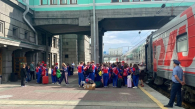 «Поезд героев» отправился в путь из Новосибирска