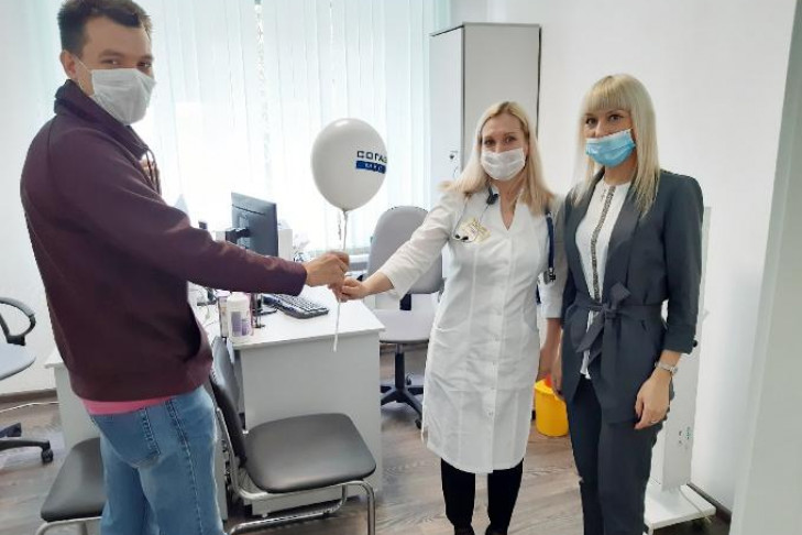 Страховые представители Новосибирского филиала СОГАЗ-Мед посетили отделение медицинской профилактики
