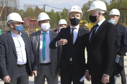 Андрей Травников о строительстве ЛДС: «Ходом работ я удовлетворён»