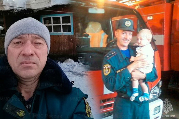 Ветеран МЧС спас бабушку на пожаре в Новосибирске