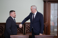 Рабочую встречу с Героем России Владимиром Сайбелем провел Губернатор Андрей Травников