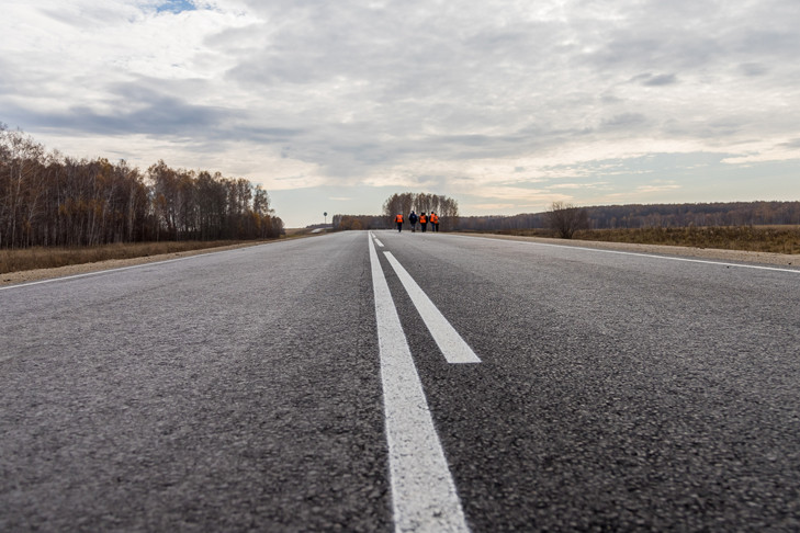 Завершен ремонт дороги до аэропорта Толмачево Новосибирска