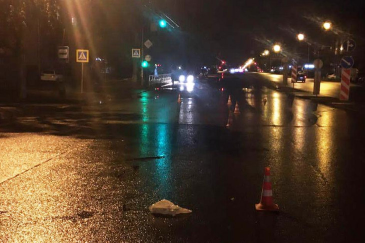 Пешехода сбили на "зебре" в Ленинском районе Новосибирска