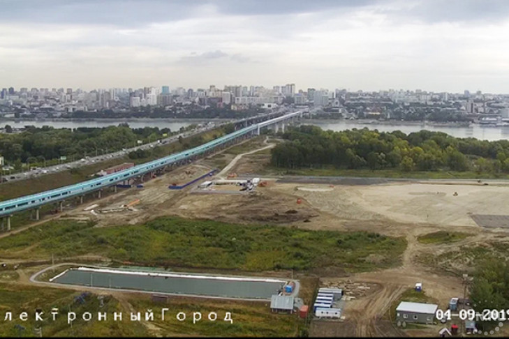 Онлайн трансляция строительства ЛДС началась в Новосибирске