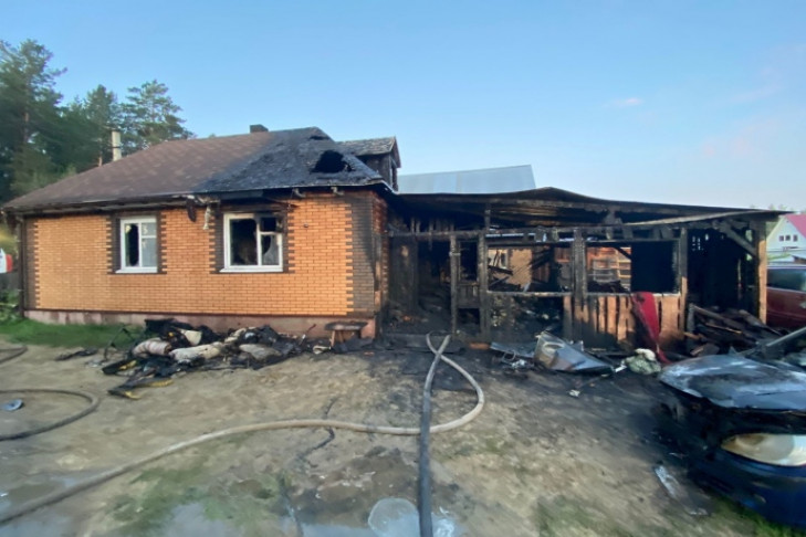 Мать, спасшая детей из горящего дома, погибла под Новосибирском