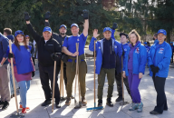 «Единая Россия» в Новосибирской области организовала субботник на Монументе Славы