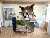 Дети и наставники Лянинской школы посетили выставку в Здвинском музее