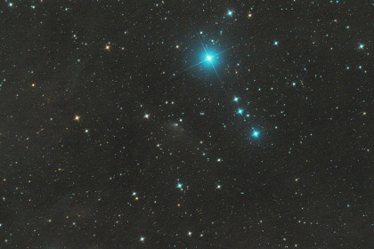 Осколок кометы запечатлел инженер обсерватории «Вега» в Новосибирске