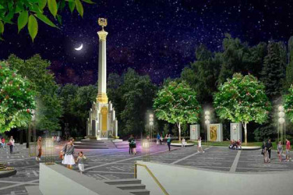 На площади Калинина в Новосибирске установят 20-метровую стелу 