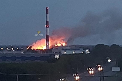 Хилокская свалка горит в Новосибирске