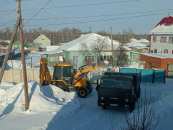 Порядка 20 000 кубов снега вывезли с улиц Убинского