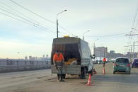 В Новосибирске дорожные службы в феврале начали ямочный ремонт