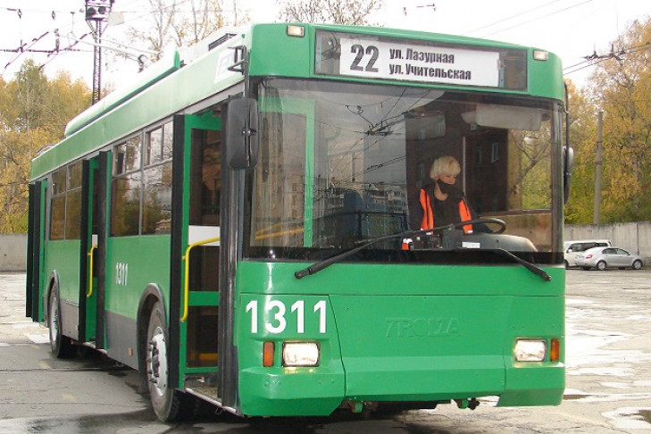 Первый троллейбус из Твери вышел на маршрут на улицы Новосибирска