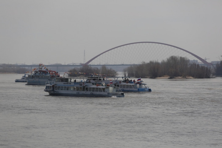 Навигация на реке Обь началась в Новосибирской области 