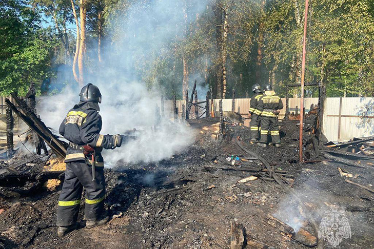 Одиннадцатилетний мальчик погиб в пожаре на даче в Новосибирске