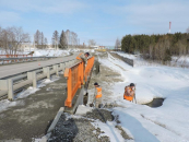 Дорожные службы Новосибирской области готовятся к весеннему паводку