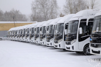 Новые автобусы выйдут на городские маршруты Новосибирска в феврале 2022 года 