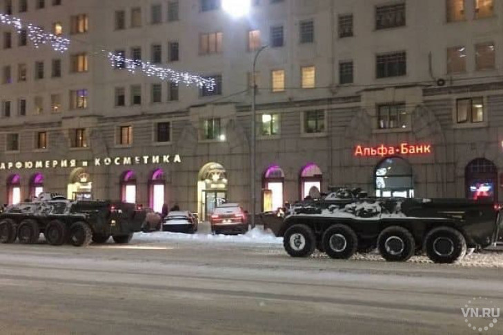 Стягивание спецтехники в Новосибирск опровергли военные