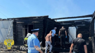 Трое мужчин погибли в пожаре в Новосибирской области