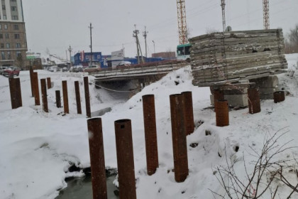 Мост через 2-ю Ельцовку заменят временной переправой в Новосибирске