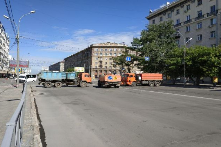 Список перекрытых улиц 20 июня на репетиции Парада Победы в Новосибирске 