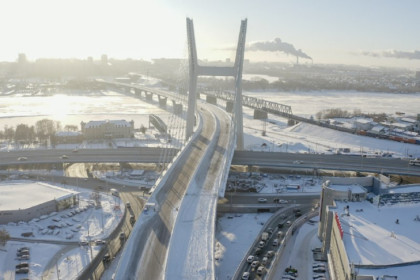 Транспорт по четвертому мосту запустят в Новосибирске в ночь с 15 на 16 декабря