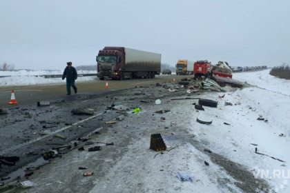 Дальнобойщики столкнулись на трассе Новосибирск-Омск – один погиб