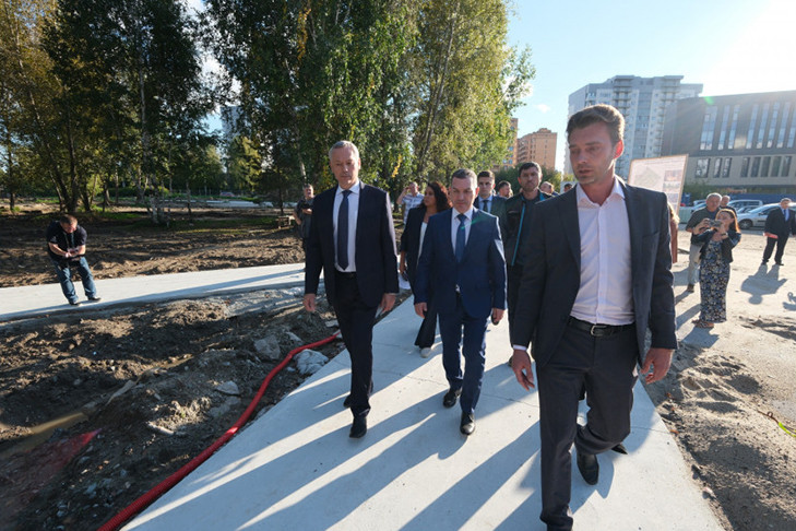 Андрей Травников проинспектировал важные объекты Советского района Новосибирска