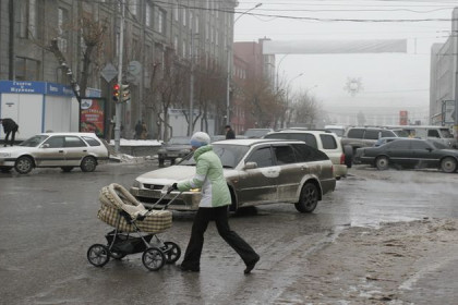 Дождь и слякоть обрушились 1 ноября на Новосибирск 