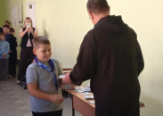 Второклассники Северной средней школы получили знаки ГТО